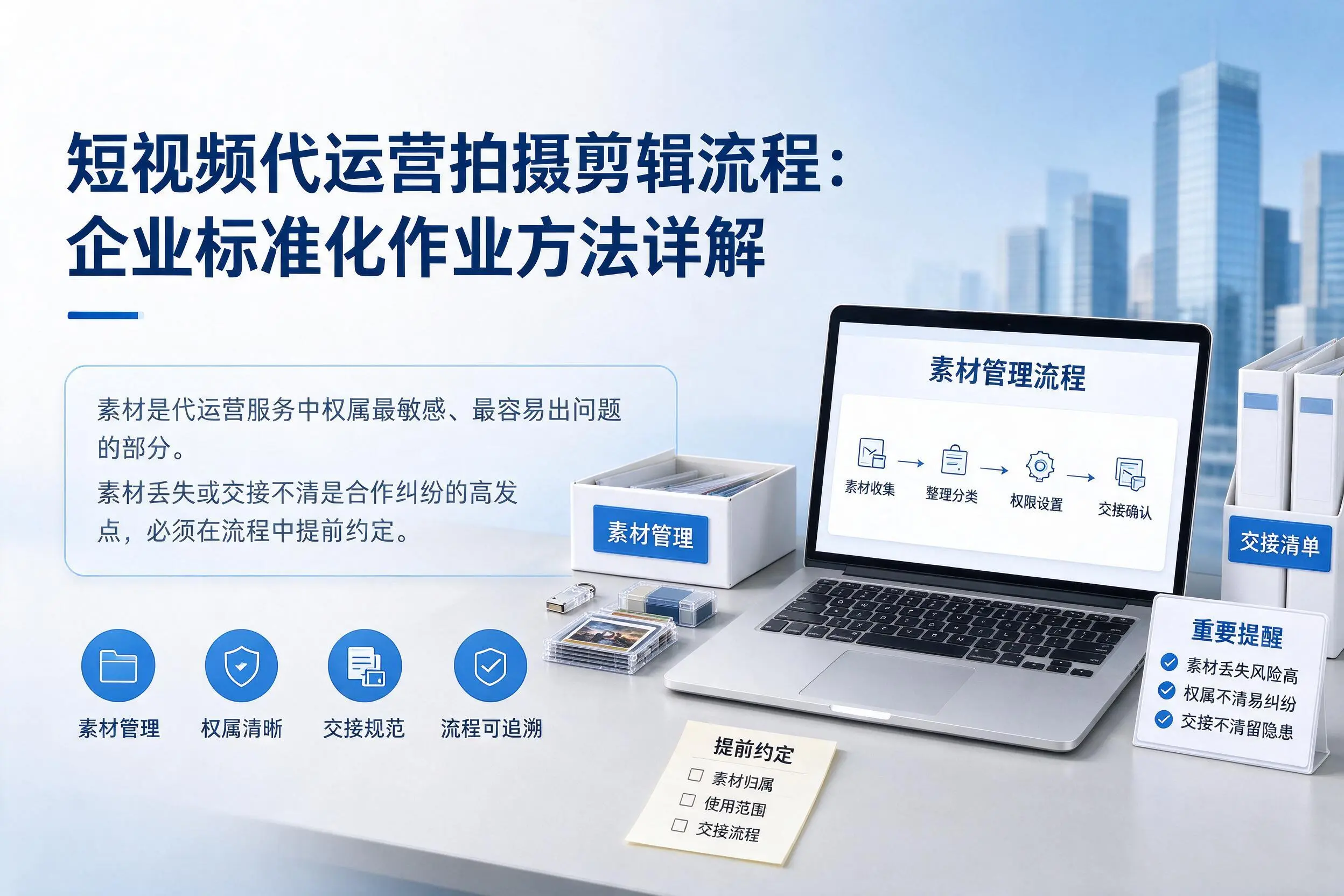 短视频代运营拍摄剪辑流程:澄迈企业标准化作业方法详解