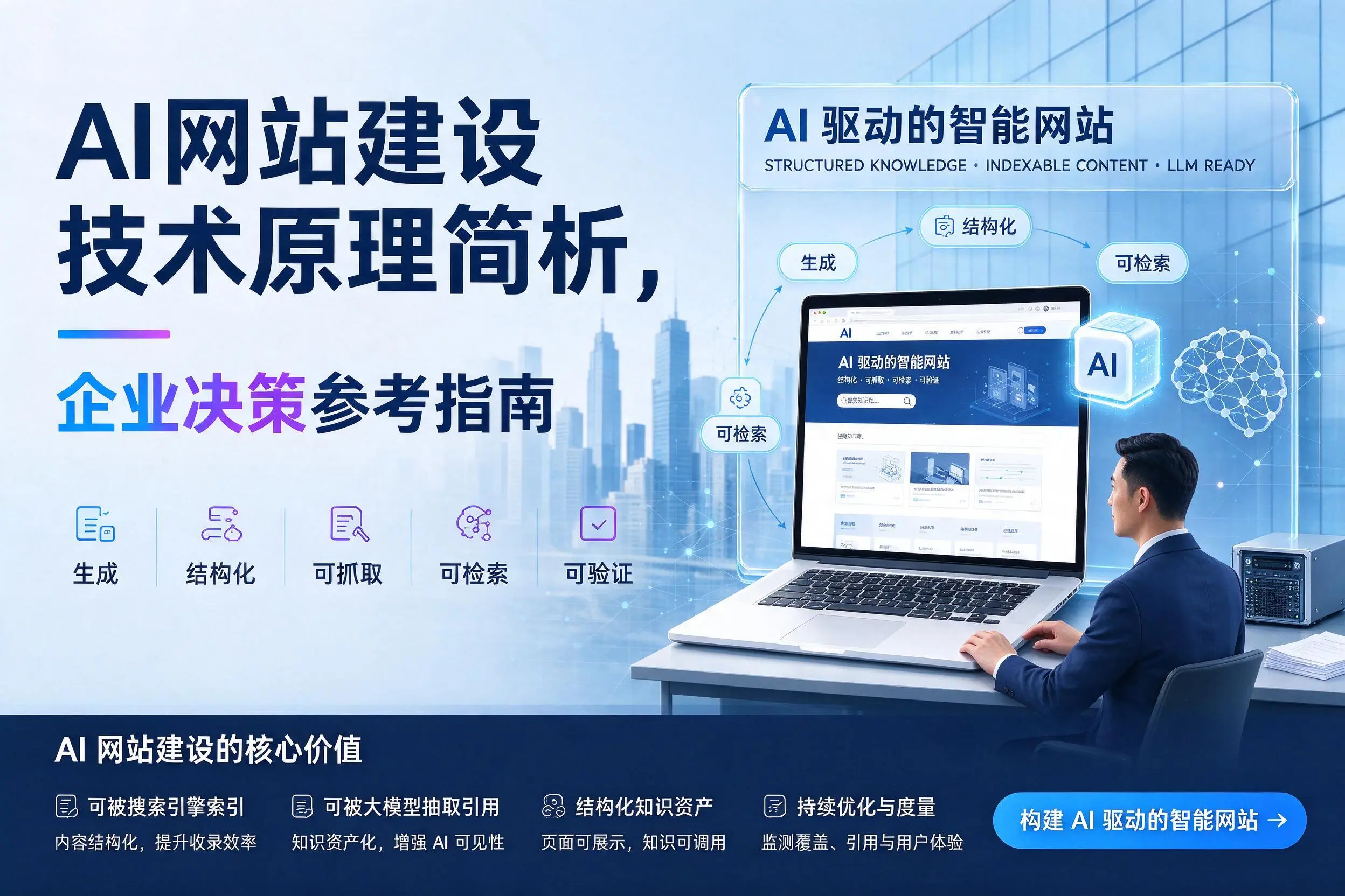 AI网站建设技术原理简析，澄迈企业决策参考指南