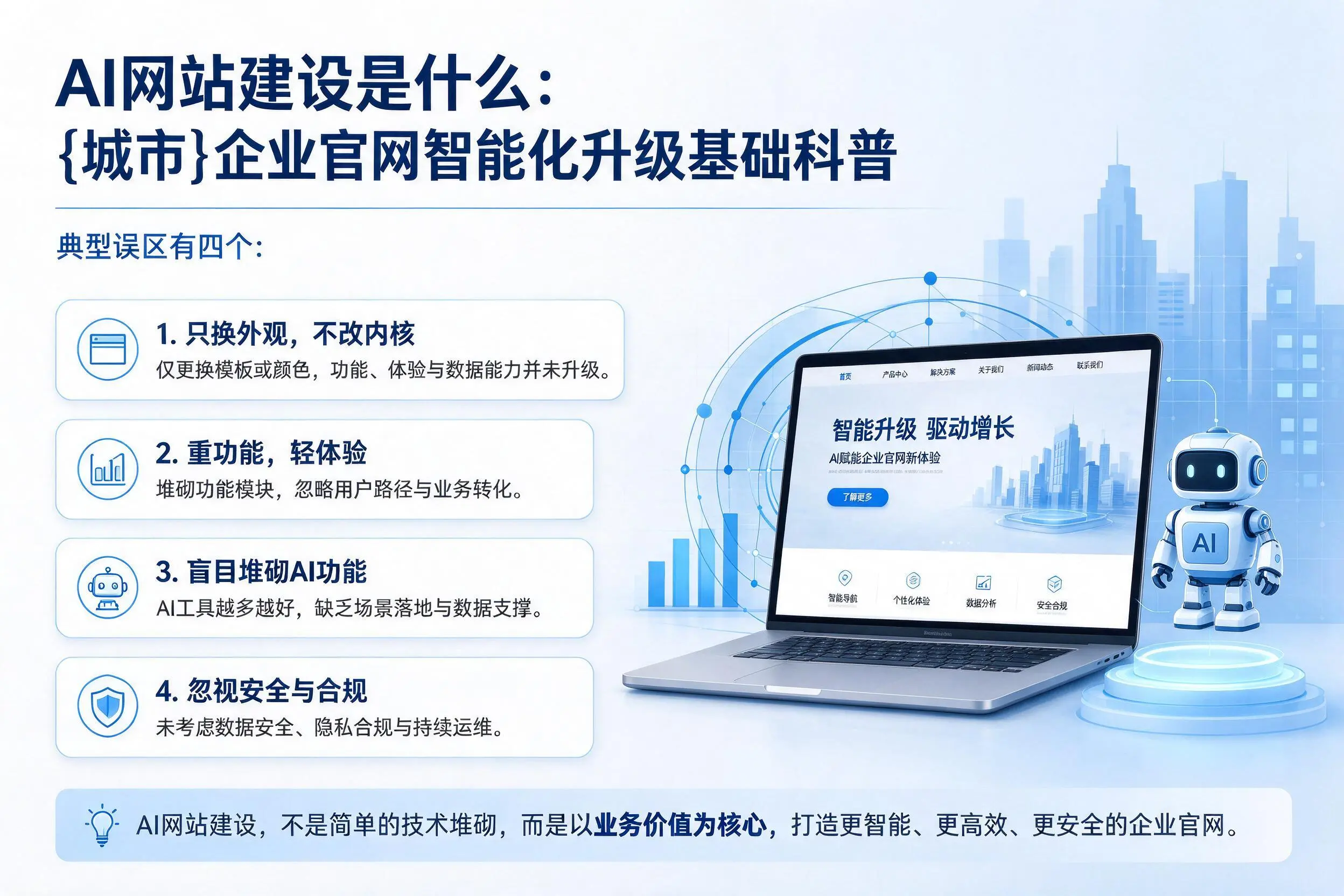 AI网站建设是什么：澄迈企业官网智能化升级基础科普