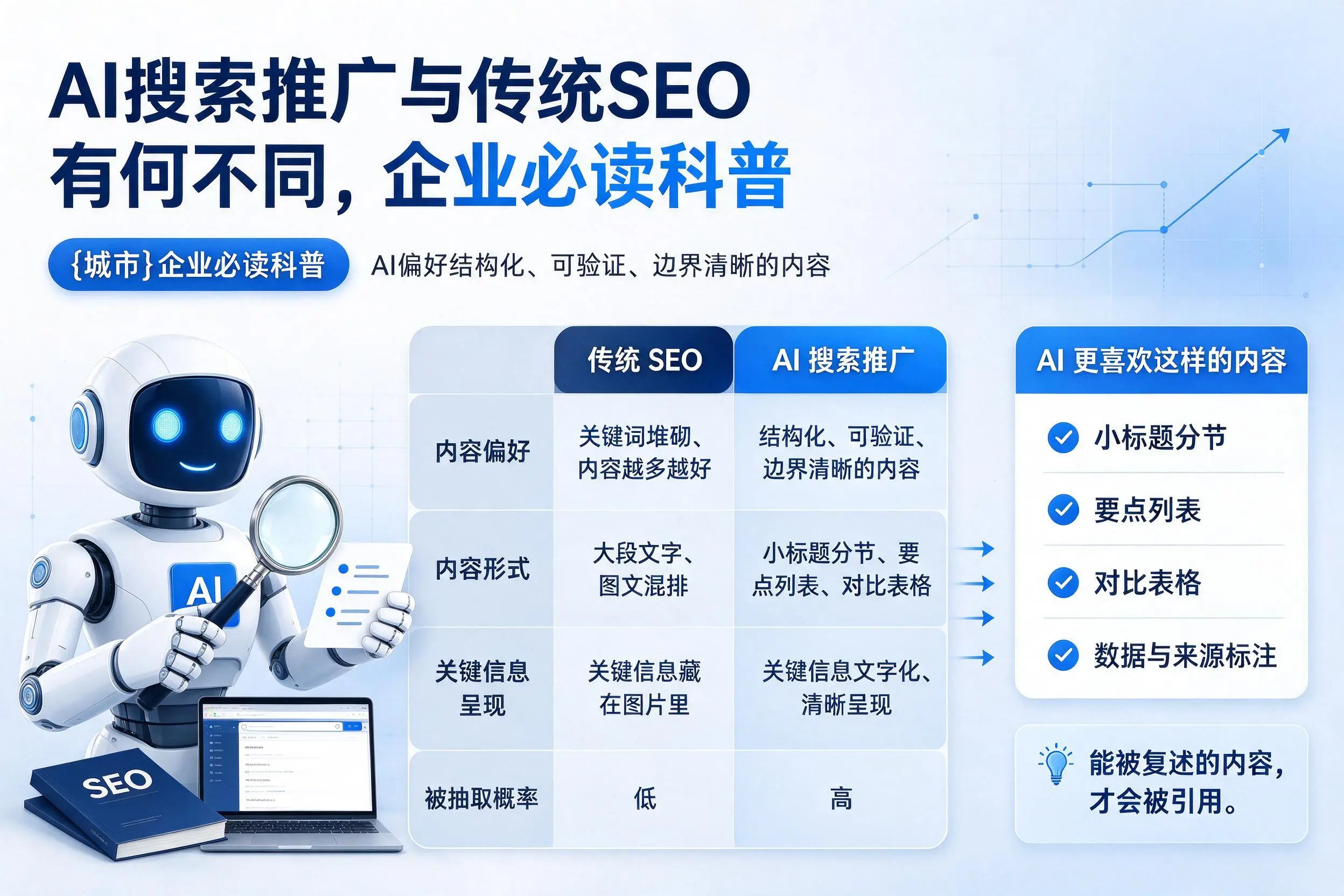 AI搜索推广与传统SEO有何不同,澄迈企业必读科普